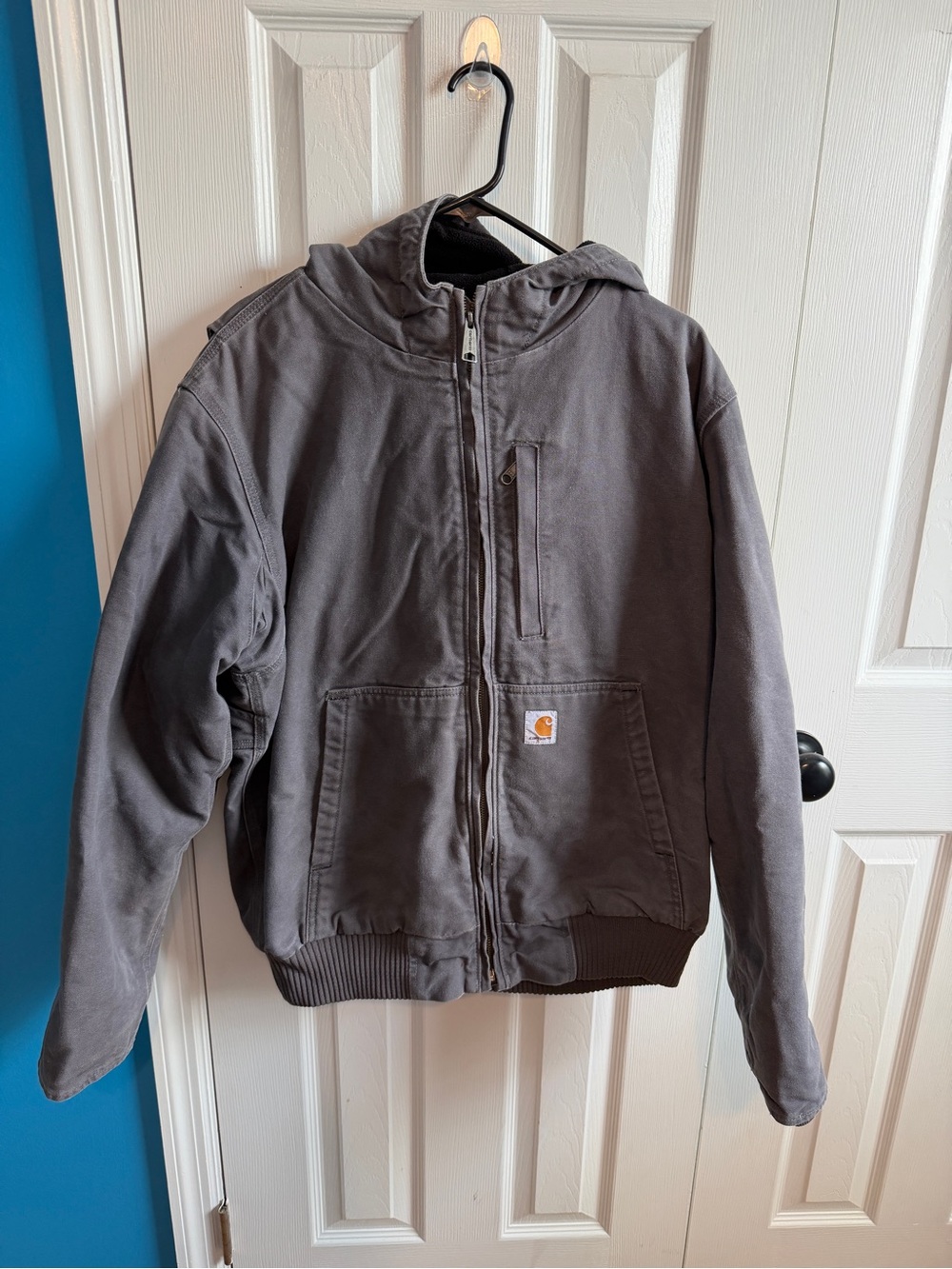 Carhartt Hooded Field Jacket in Charcoal